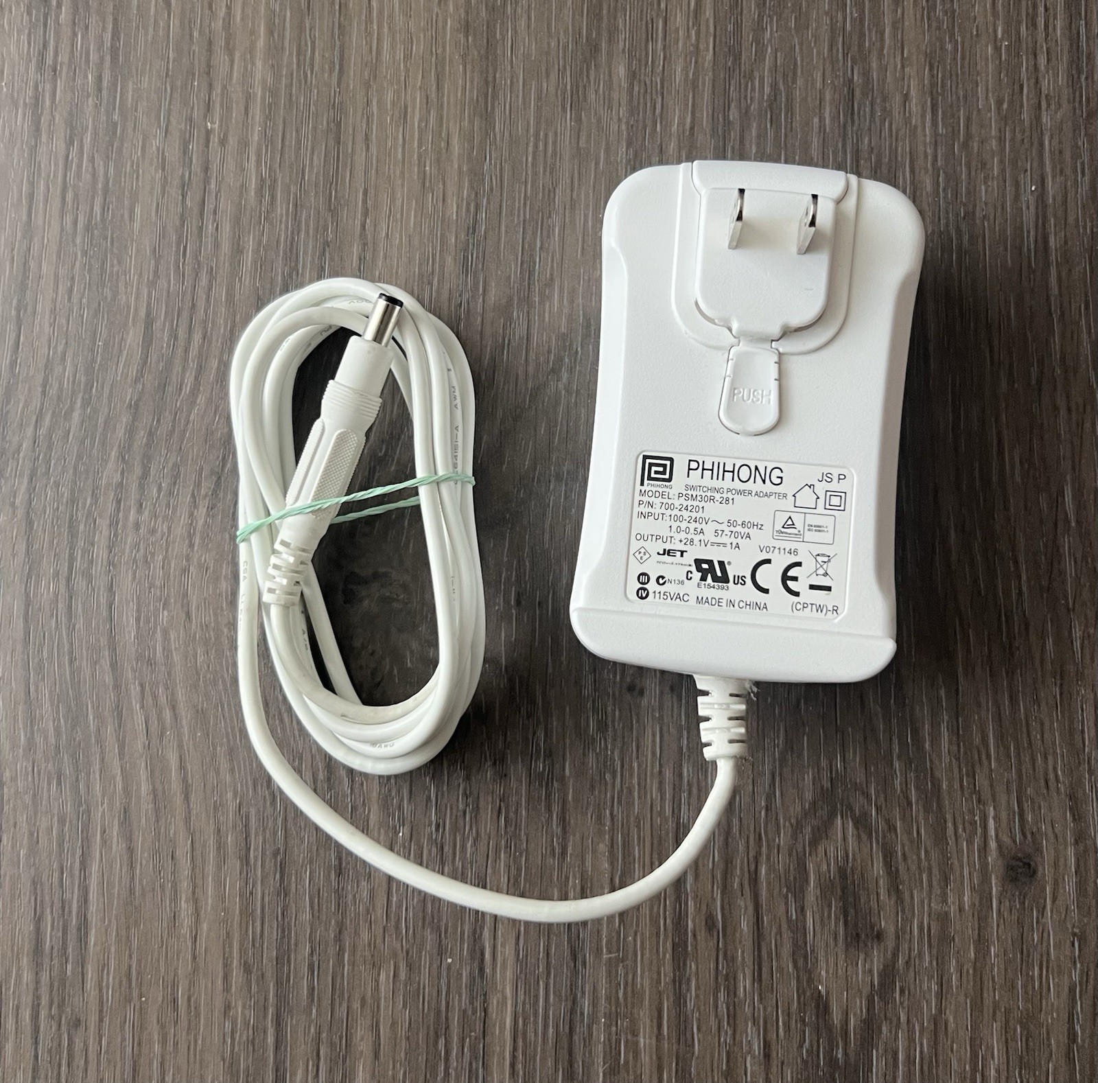 AC Adapter Arjo Huntleigh Maxi Sky 600 ECS 1000 MaxiSky Ceiling Lift 700-24201 AC Adapter Arjo Huntleigh Maxi Sky 600 ECS 1000 MaxiSky Ceiling Lift 700-24201