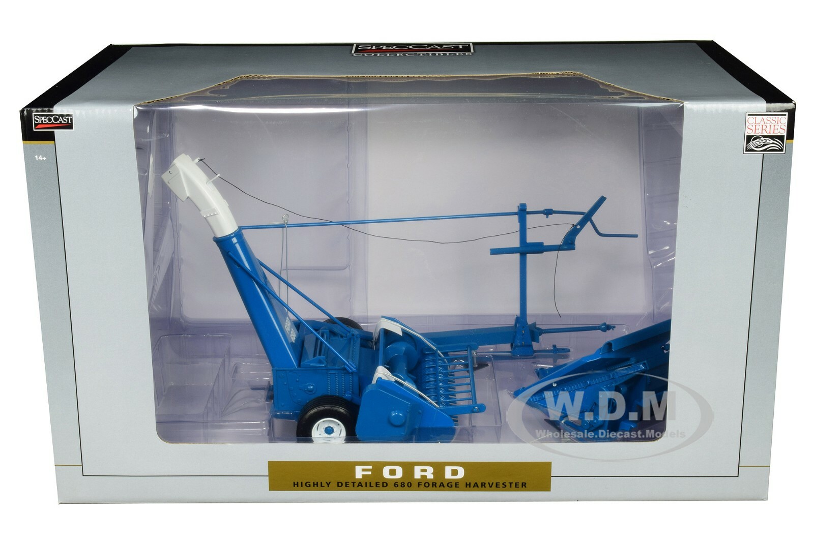 FORD 680 FORAGE HARVESTER W/HAY & CORN HEADS 1/16 DIECAST MODEL SPECCAST ZJD1837