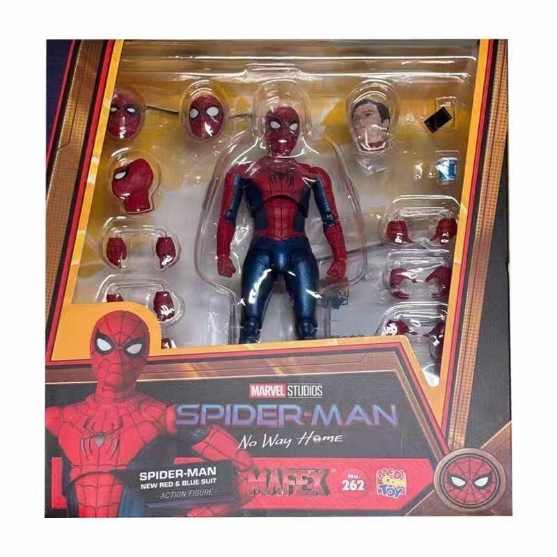 Medicom Toy Mafex No.262 Figure Spider-Man Red & Blue Suit Ver. New in Stock