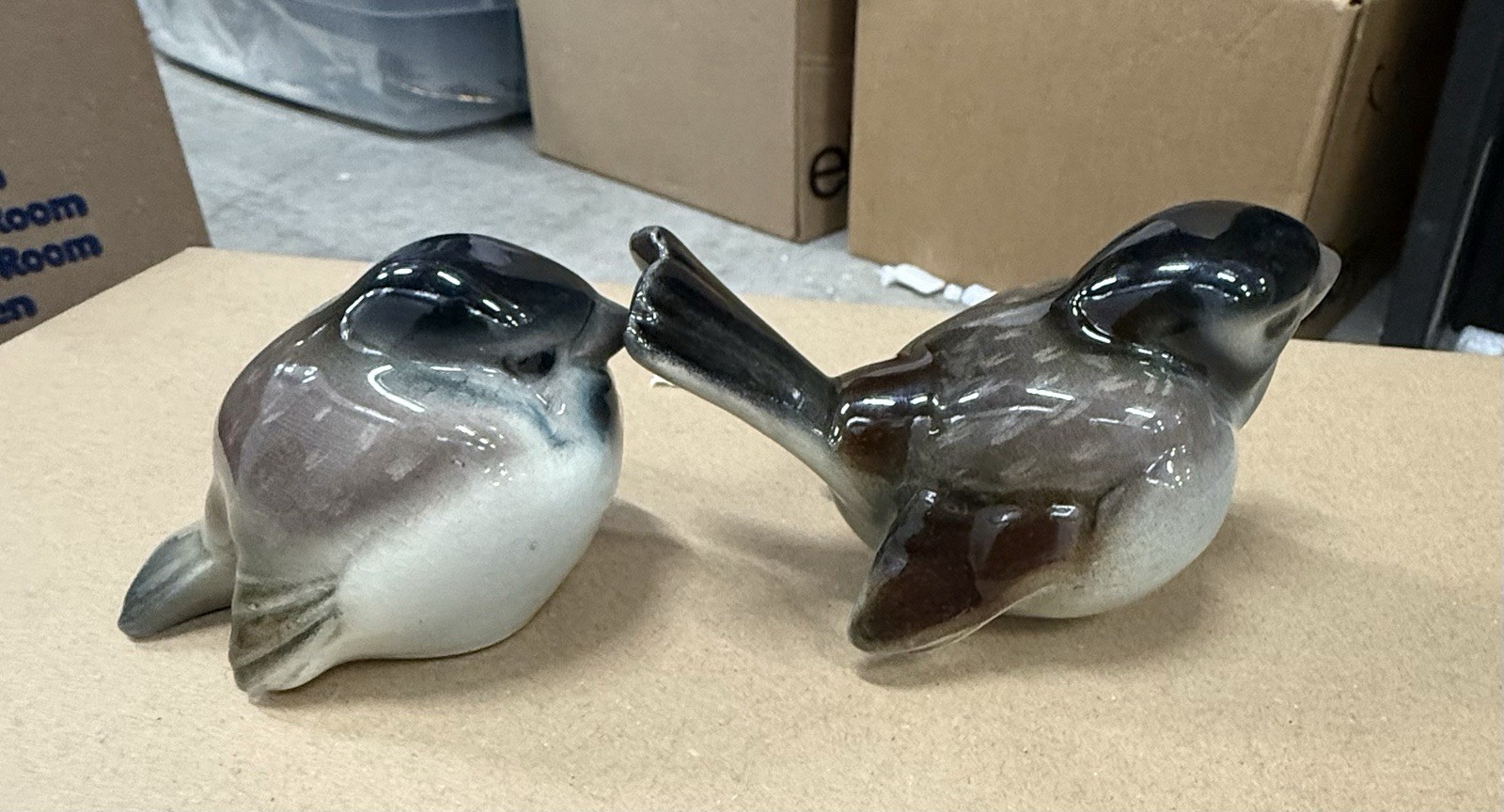 pair of vintage ceramic Erphila