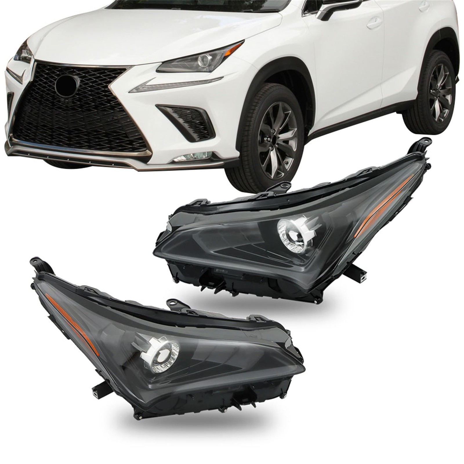 for Lexus NX200t NX300 NX300h 2018-2021 Headlight Assembly Projector Left Right