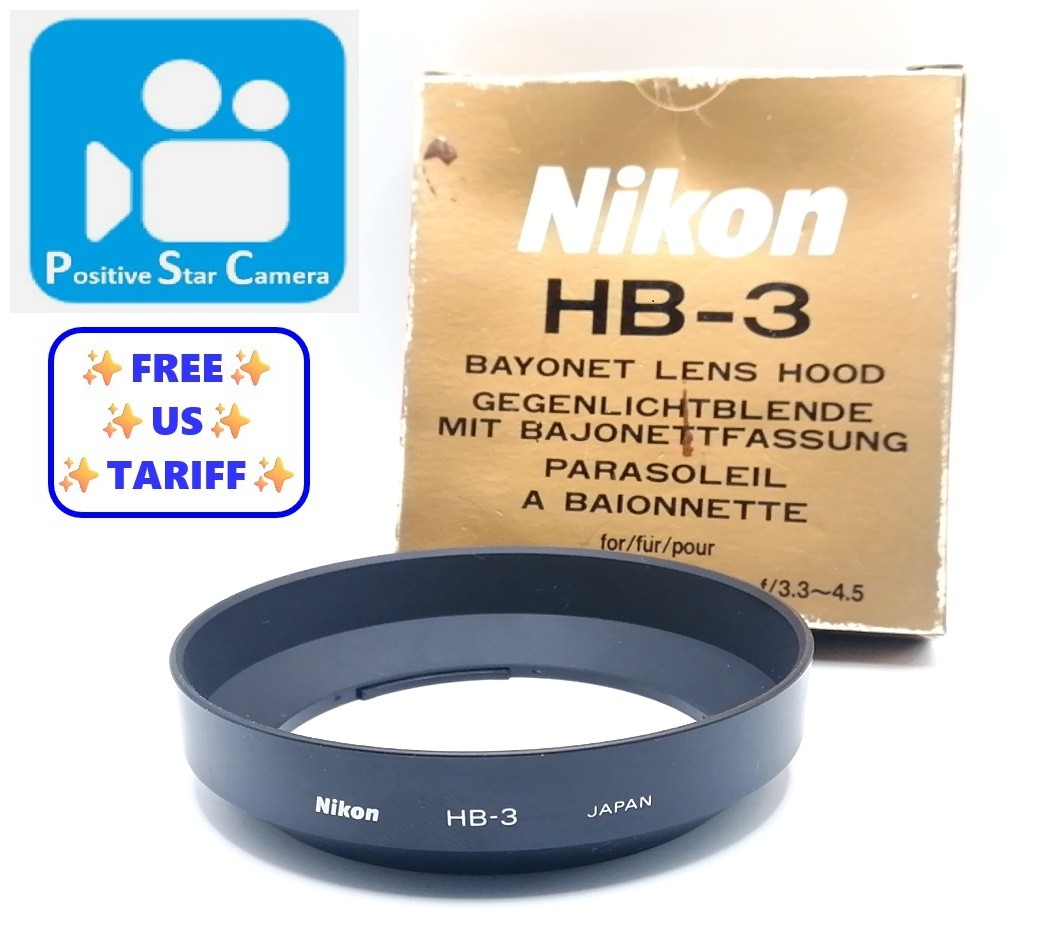 🎦VIDEO👀✨MINT✨ Nikon HB-3 Lens Hood for NIKON AF 3.3-4.5/24-50mm Bayonet  JAPAN