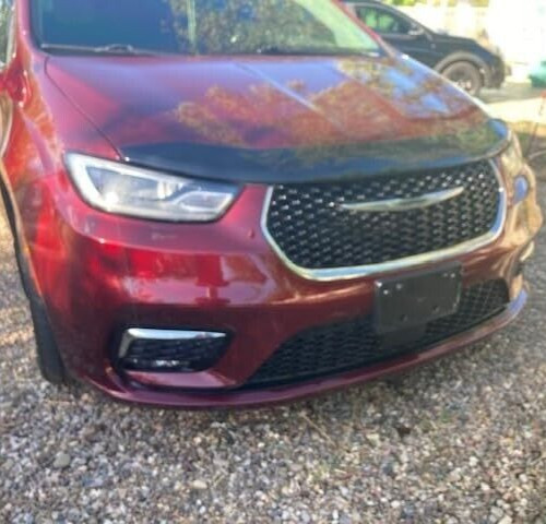 AeroSkin Flat Tape On Smoke Bug Shield Protector for 2017-2025 Chrysler Pacifica