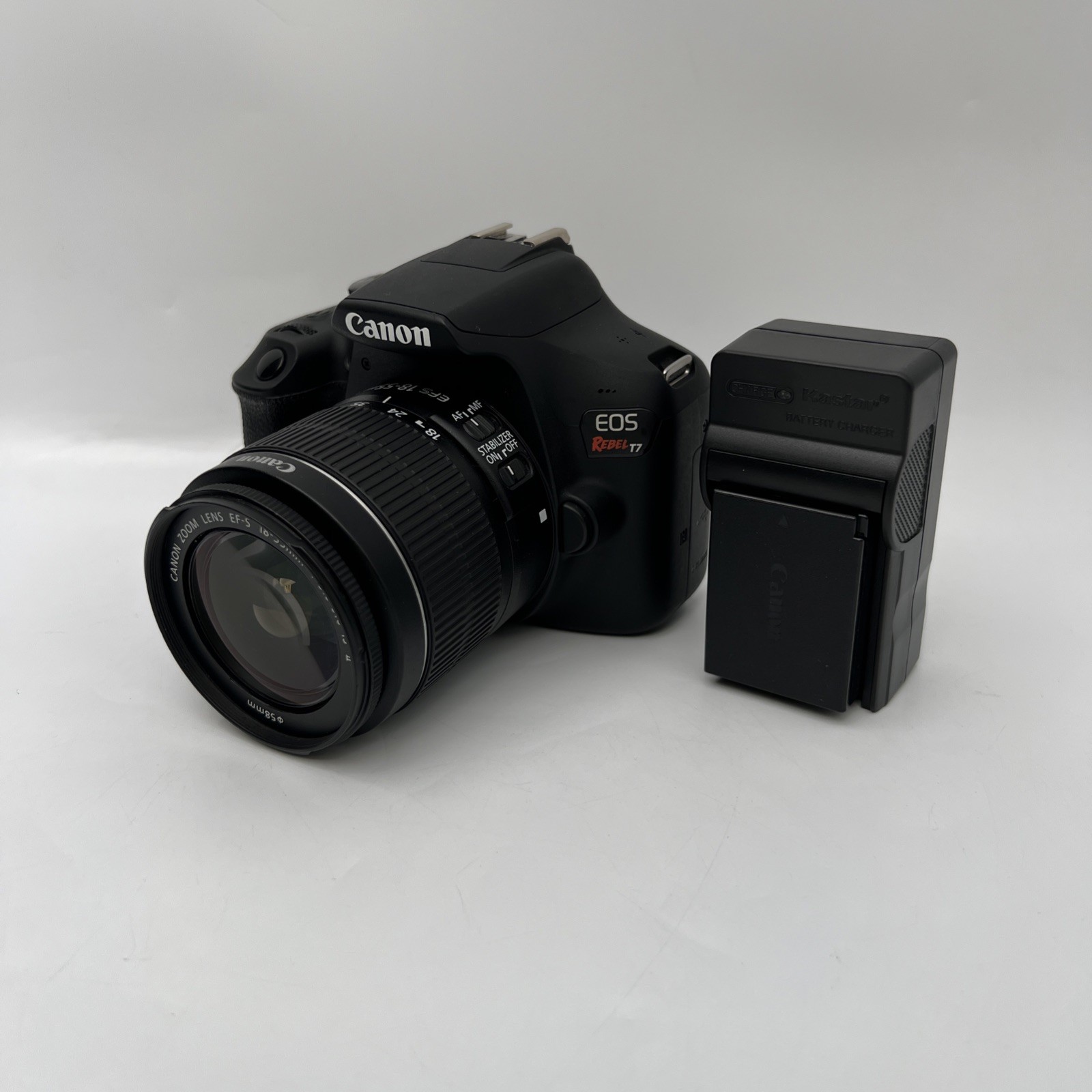 Canon EOS Rebel T7 24.1MP Digital Camera w/ 18-55mm ES IS Lens - Used Condition