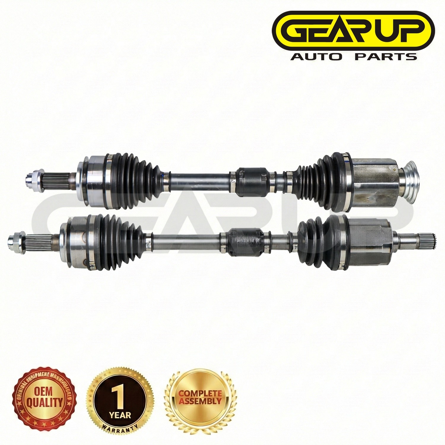 Pair of Front CV Axle Joint Shaft for Honda Civic 1.8L L4 FWD Auto CVT Trans
