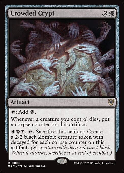 Crowded Crypt 88 R Normal DRC MTG NM