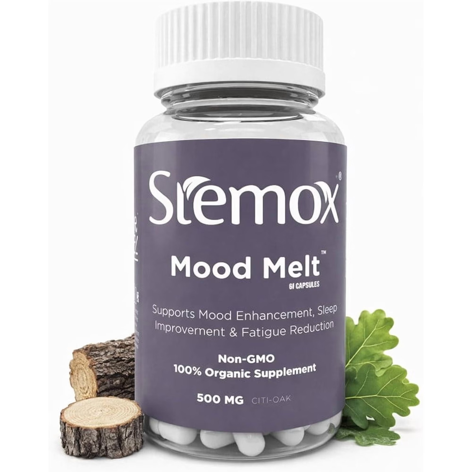 Mood Melt (CITO-OAK) French Oak Extract 500MG | 60 Vegan Capsules | Natural