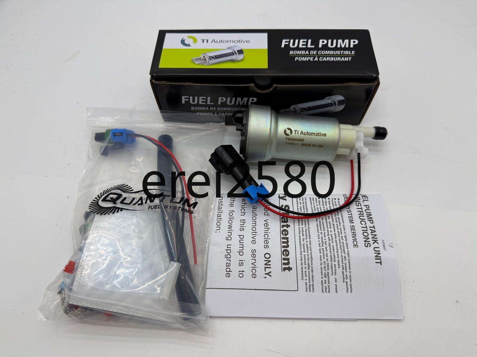 New Genuine TI Walbro 525 525lph Hellcat fuel pump F90000285 installation kit New Genuine TI Walbro 525 525lph Hellcat fuel pump F90000285 installation kit
