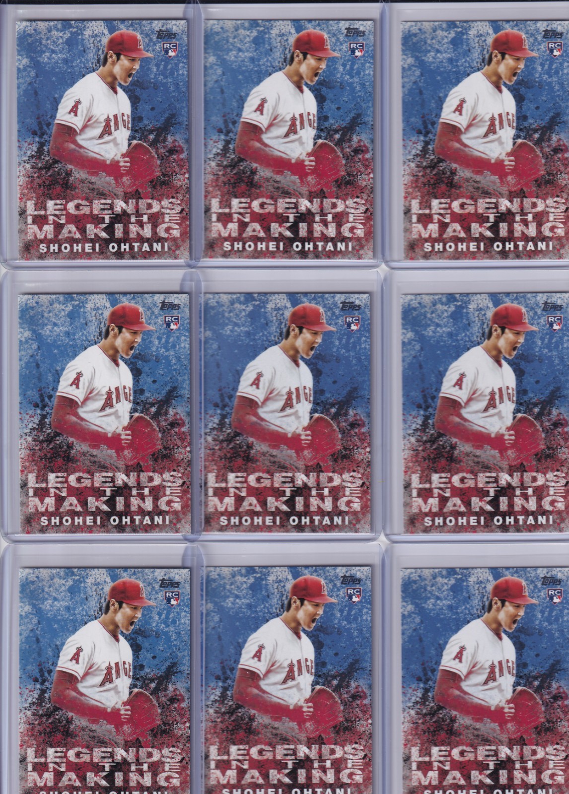 2018 Topps Update SHOHEI OHTANI Legends Making Blue Rookie Card LITM-21 QTY