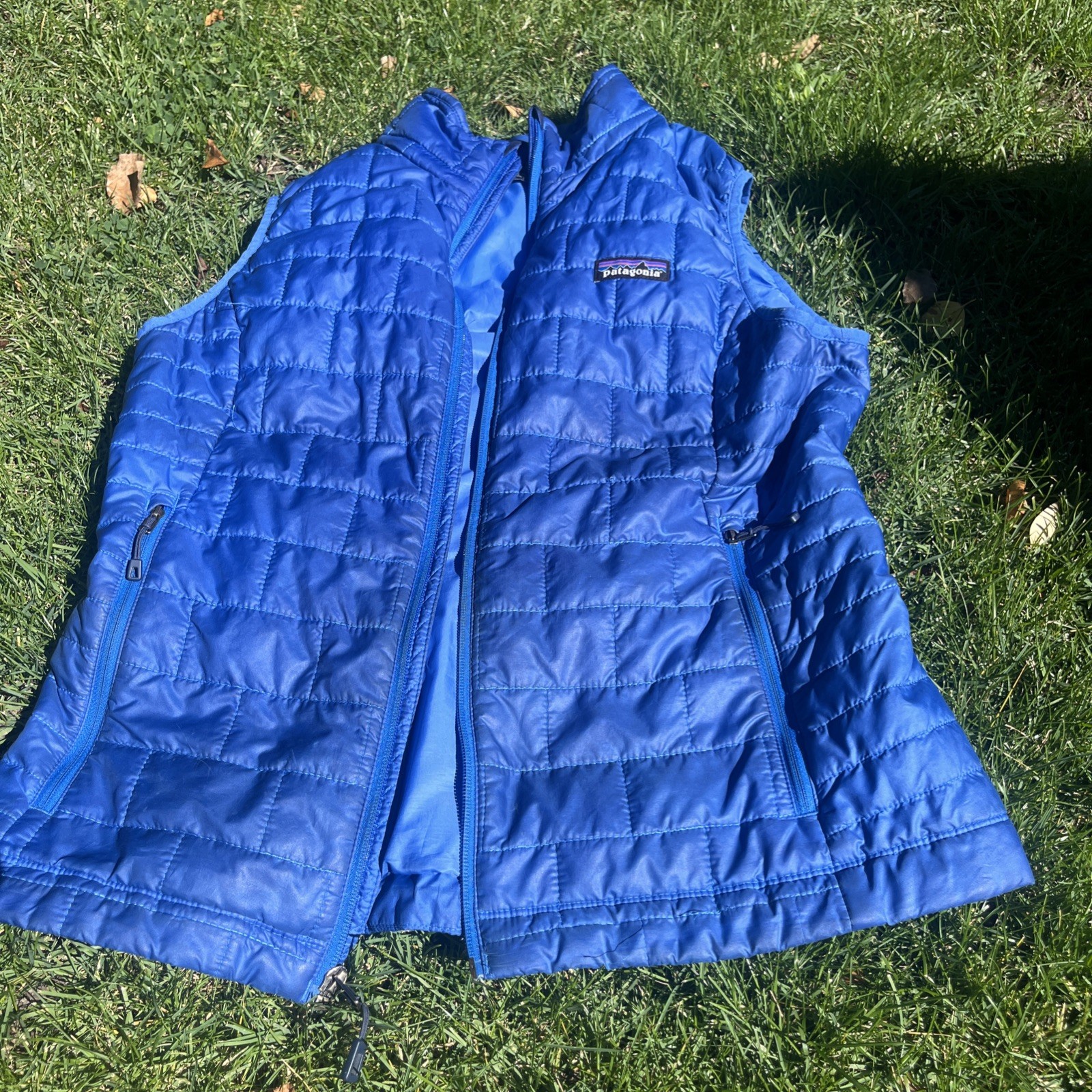 Patagonia Nano Puff Vest Womens Medium Blue Insulated Quilted M