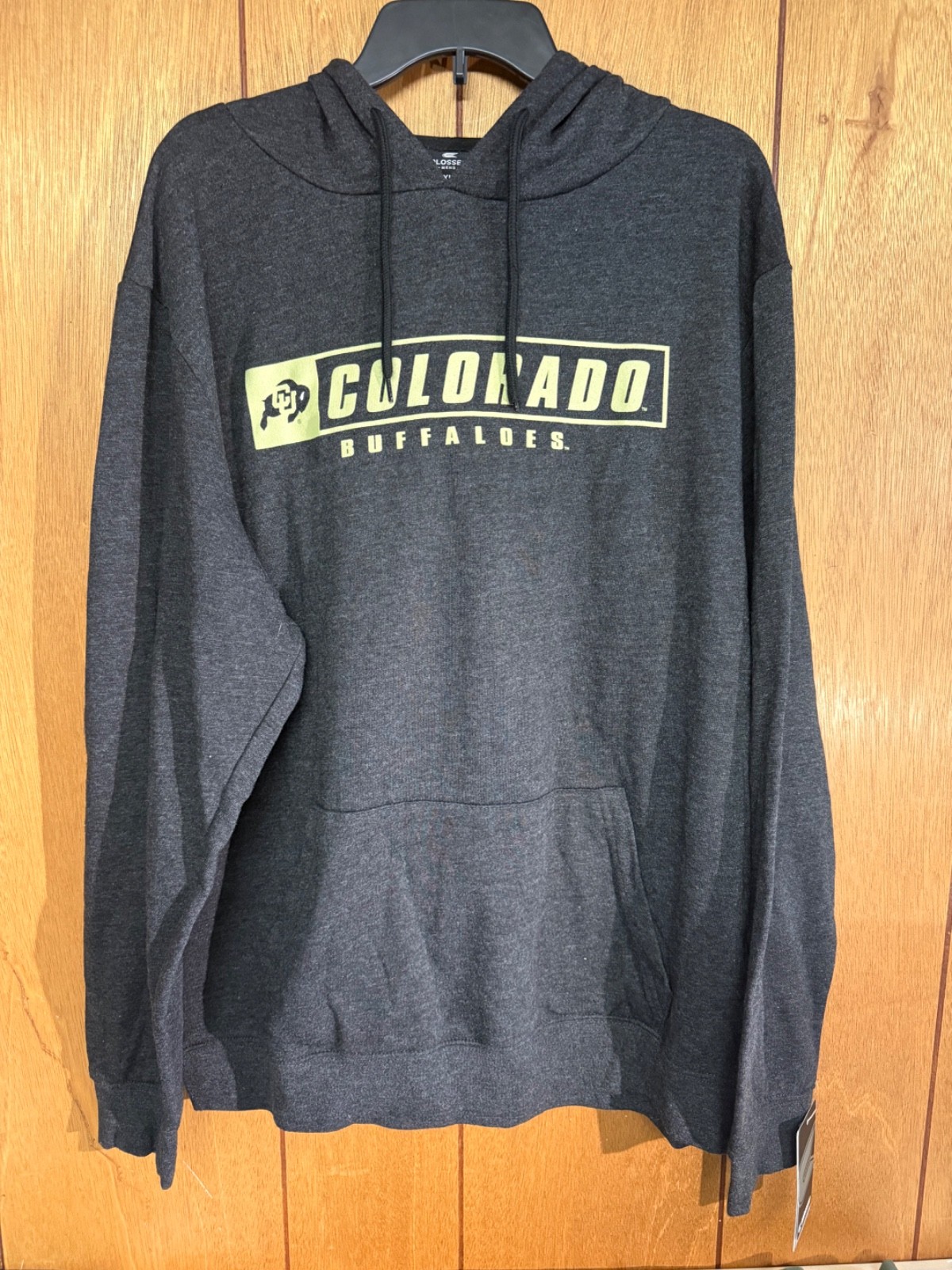 Colosseum Men\'s Colorado Buffaloes Hoodie XL Gray Pullover NWT Colosseum Men\'s Colorado Buffaloes Hoodie XL Gray Pullover NWT