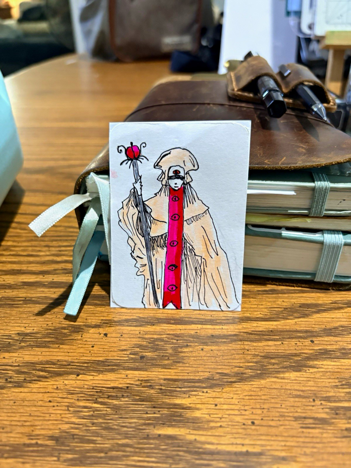 ACEO original “the hierophant” illustration by creakybonesartsandcrafts ACEO original “the hierophant” illustration by creakybonesartsandcrafts