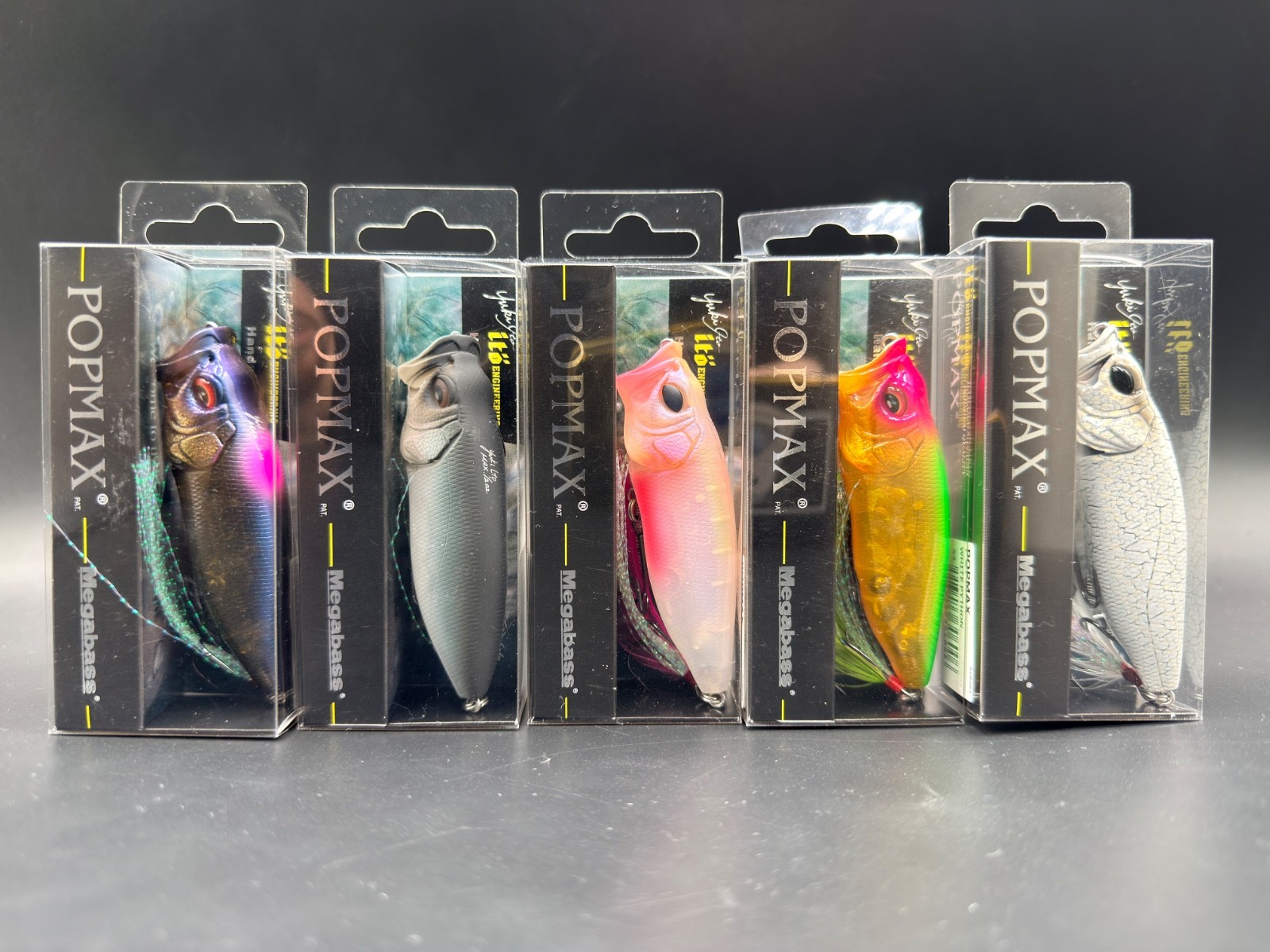 Megabass Pop Max Lot of 5 JDM Japan Colors incl SP-C New 
