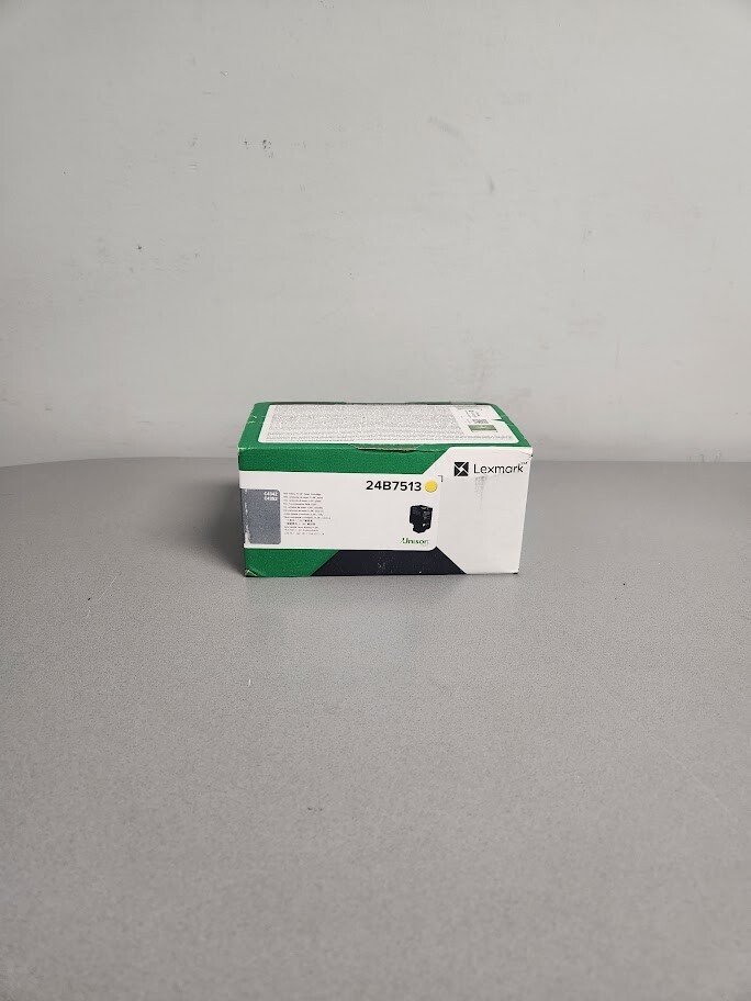Lexmark 24B7513 Yellow toner cartridge C4342 C4352 in Retail Packaging Lexmark 24B7513 Yellow toner cartridge C4342 C4352 in Retail Packaging