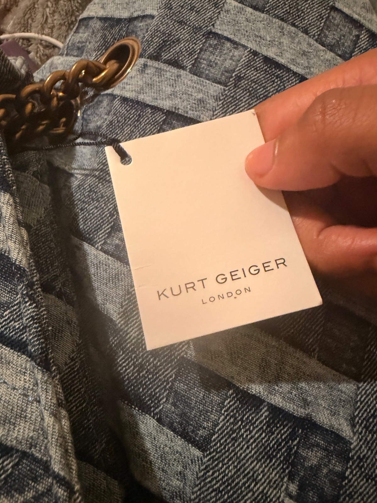 kurt geiger denim purse large price negotiable kurt geiger denim purse large price negotiable