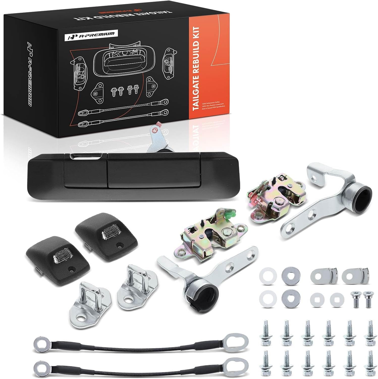 2005-08 Toyota Tacoma Tailgate Rebuild Kit – Compatible Replacement 2005-08 Toyota Tacoma Tailgate Rebuild Kit – Compatible Replacement