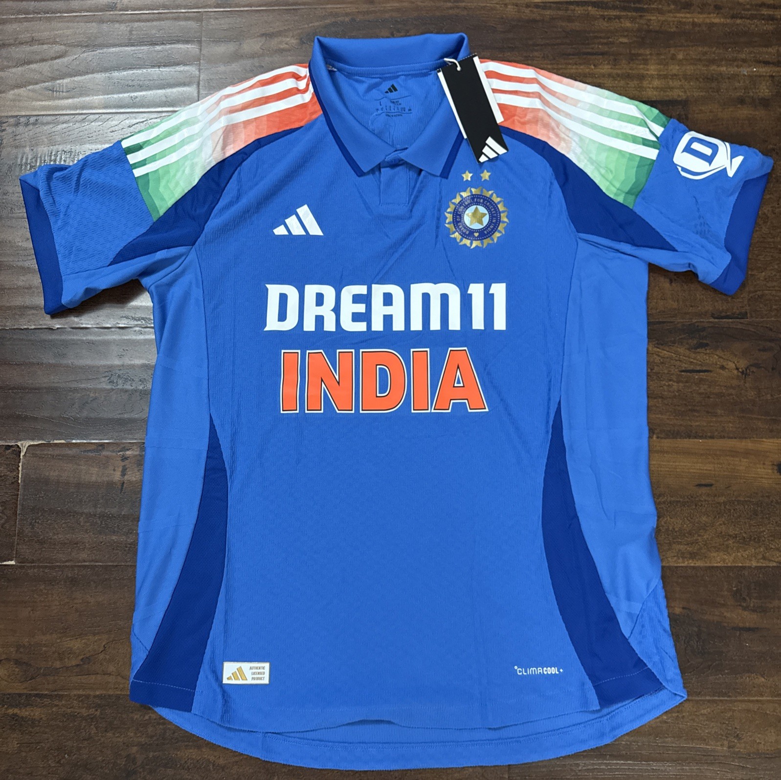 NWT Adidas India Cricket Day International Jersey KC3746 Men’s Size  L. C6