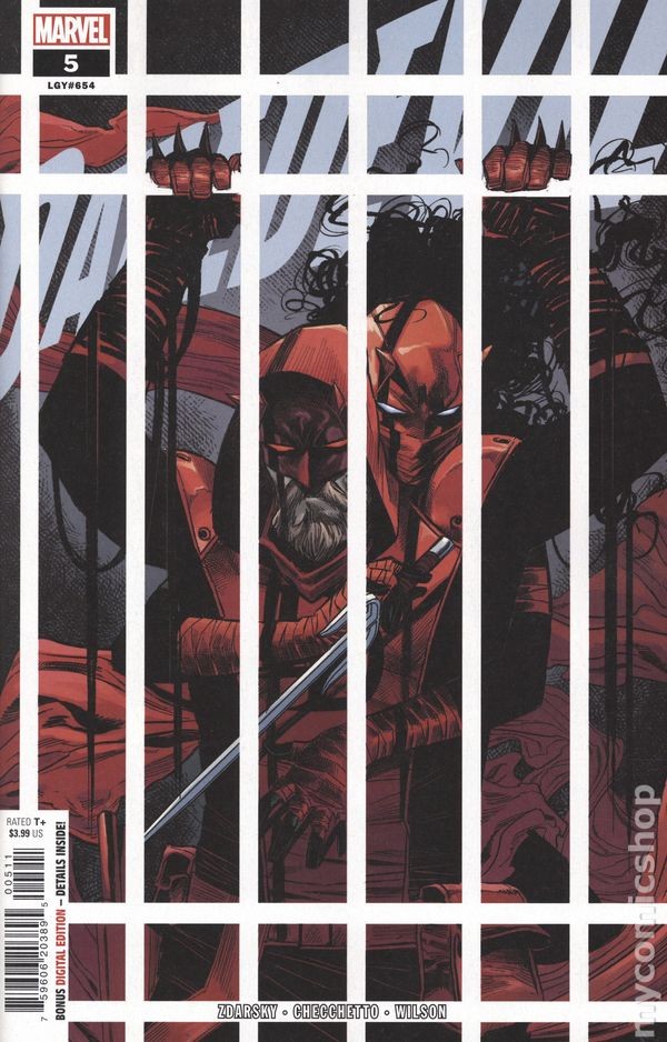 Daredevil #5A Checcetto VF 2023 Stock Image