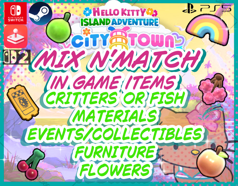 Hello Kitty Island Adventure Mix & Match (New Items) Hello Kitty Island Adventure Mix & Match (New Items)