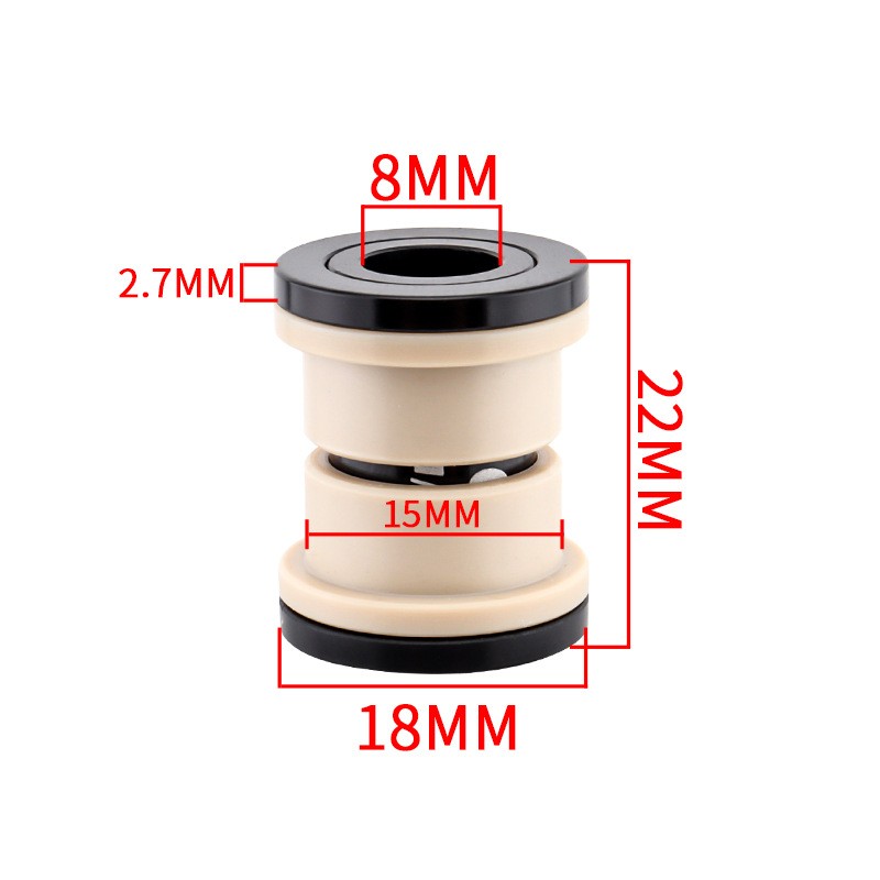 Bike Shock Absorber Bushing Kit Rear Suspension Shock Mounting Fixing 22mm-68mm