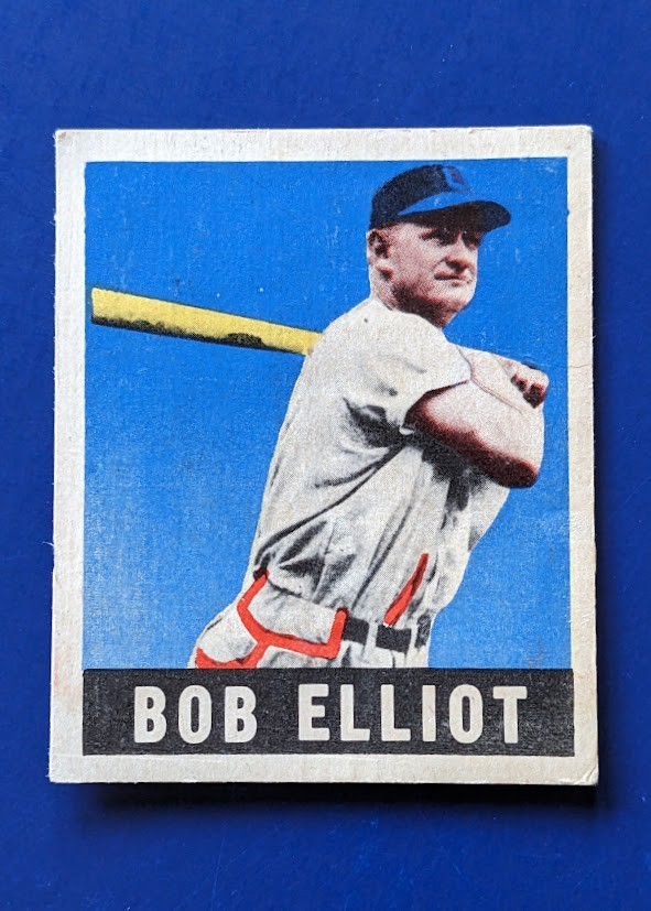 1948-49 Leaf - Bob Elliott #65 - Boston Braves VG 1948-49 Leaf - Bob Elliott #65 - Boston Braves VG