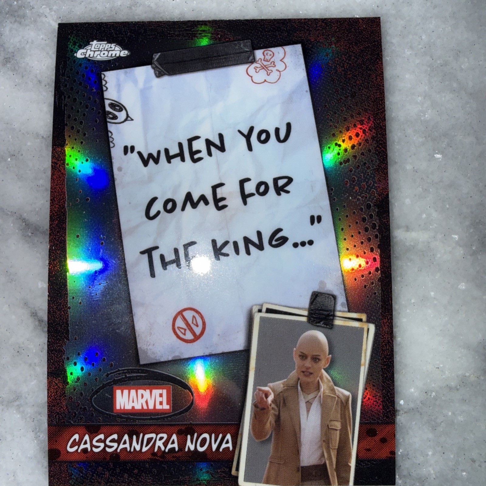 Marvel Studios Deadpool & Wolverine Cassandra Nova 2025 Topps WM-09 Chrome