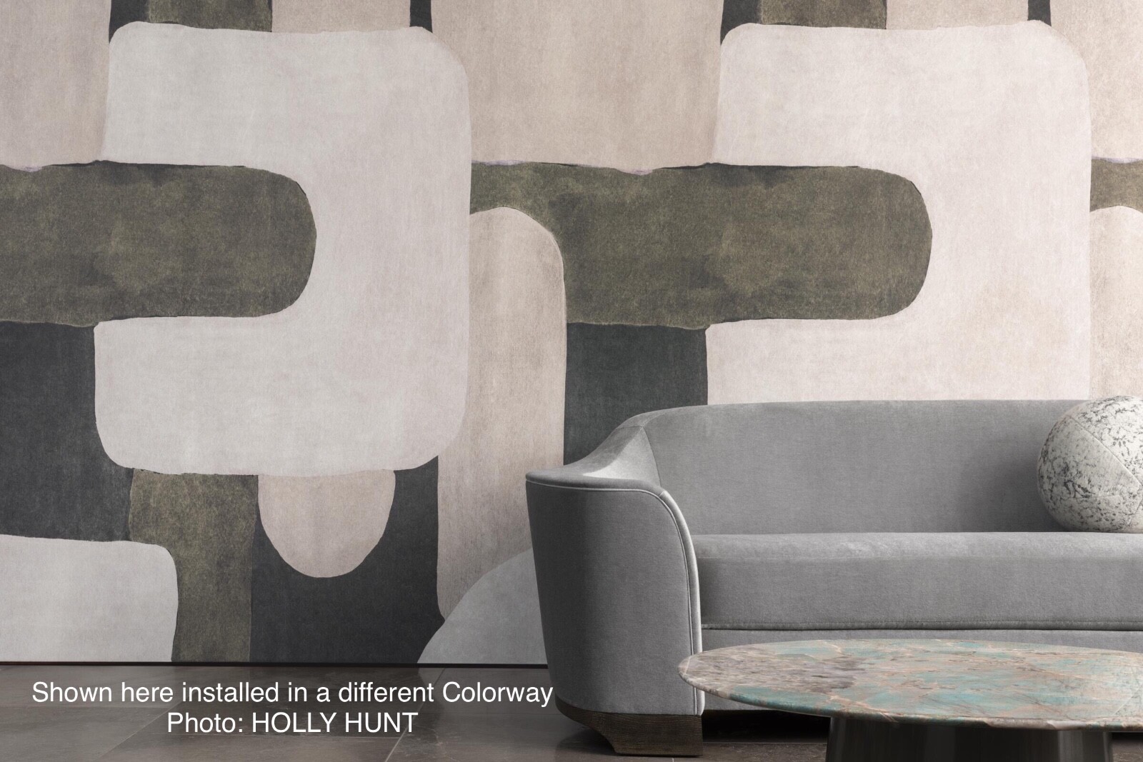 2 Panels HOLLY HUNT W8600/01  Pipe Dream Mural Style Wallcovering $1400 Retail