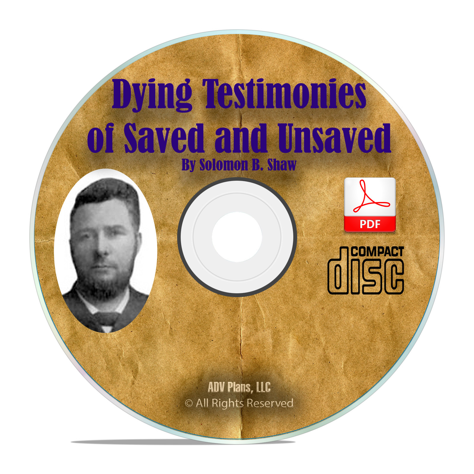 Dying Testimonies of Saved Unsaved, Solomon Shaw Christian Bible Study Book H22