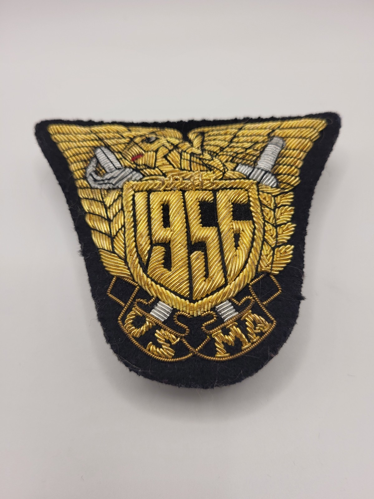 Vintage West Point USMA Class of 1956 Bullion Crest Patch Bullion Crest design Vintage West Point USMA Class of 1956 Bullion Crest Patch Bullion Crest design