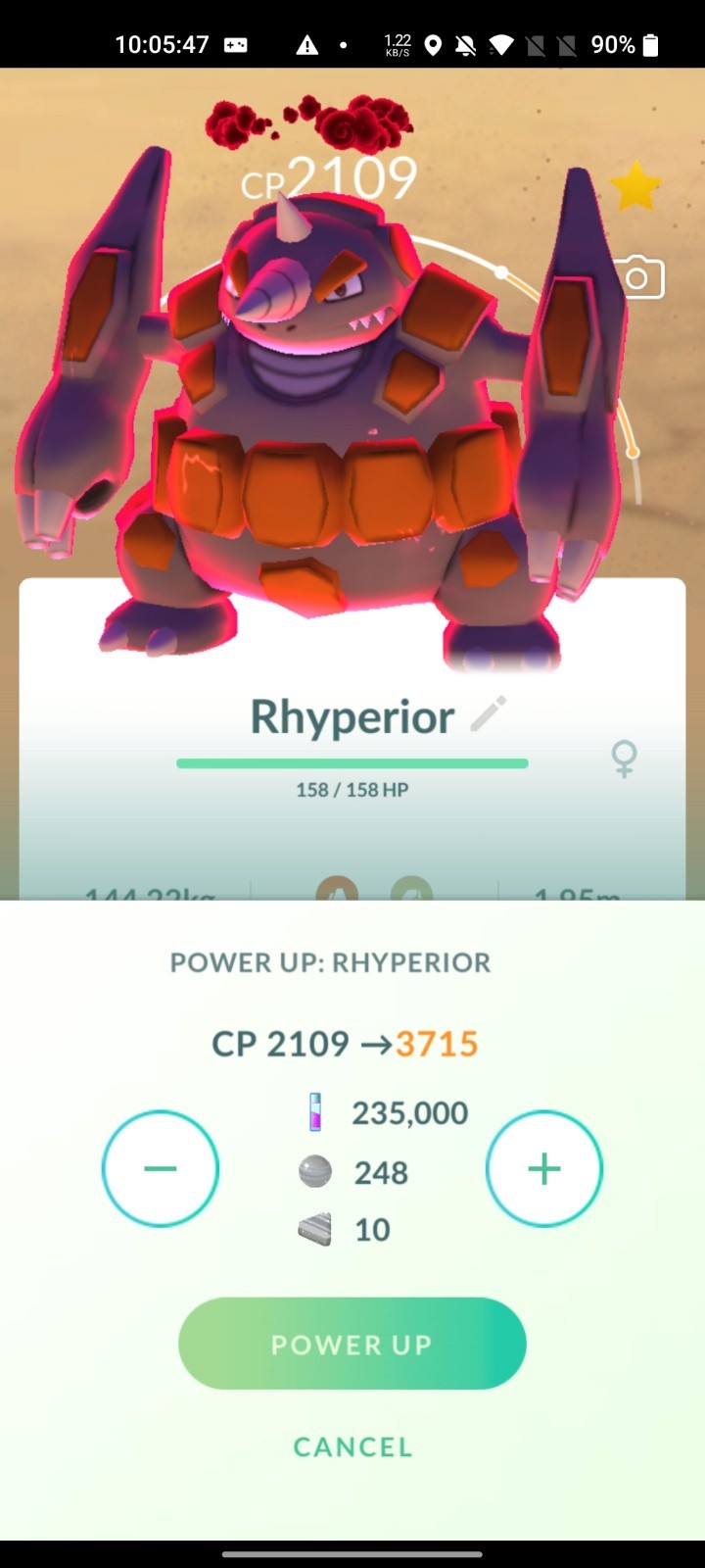 Non Shiny Dynamax Rhyperior Lvl 40 With 3 Moves 👉 Instant trading ✅ Pokémon Go Non Shiny Dynamax Rhyperior Lvl 40 With 3 Moves 👉 Instant trading ✅ Pokémon Go