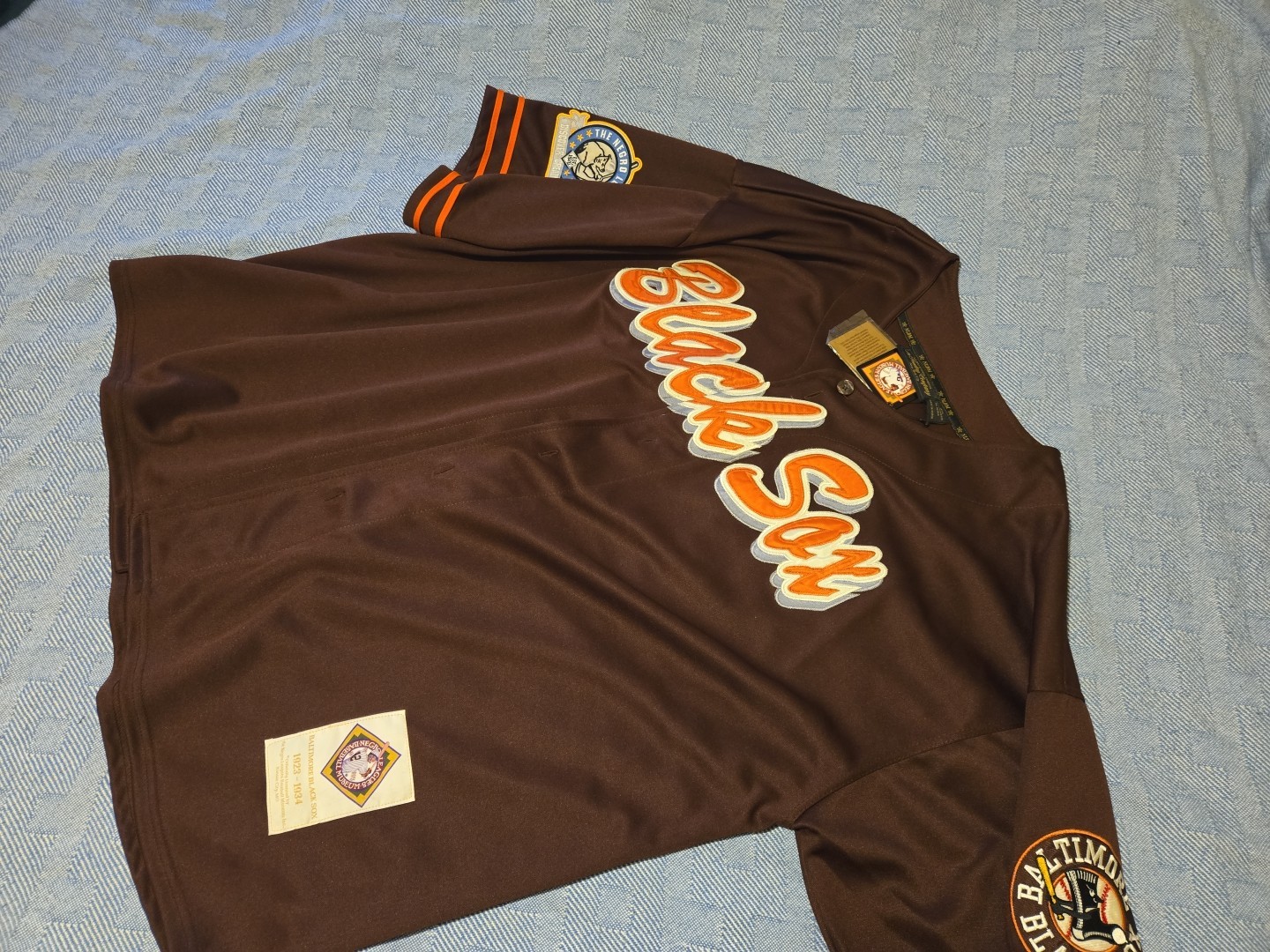 NLBM Vintage Baseball Jersey Baltimore Black Sox 1923-1934 Mens 4xl NLBM Vintage Baseball Jersey Baltimore Black Sox 1923-1934 Mens 4xl