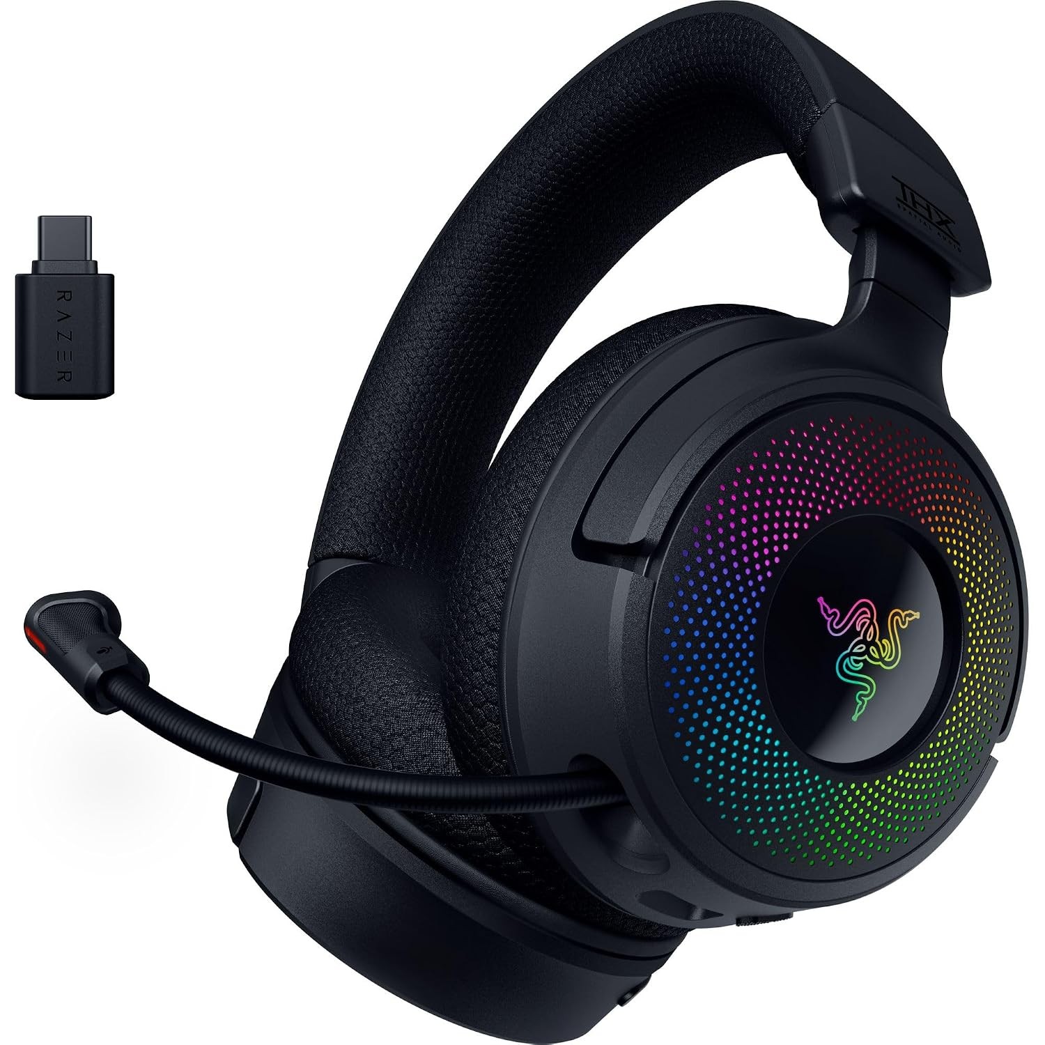 Razer Kraken V4 Wireless Gaming Headset with RGB Lighting Certified Refurbished