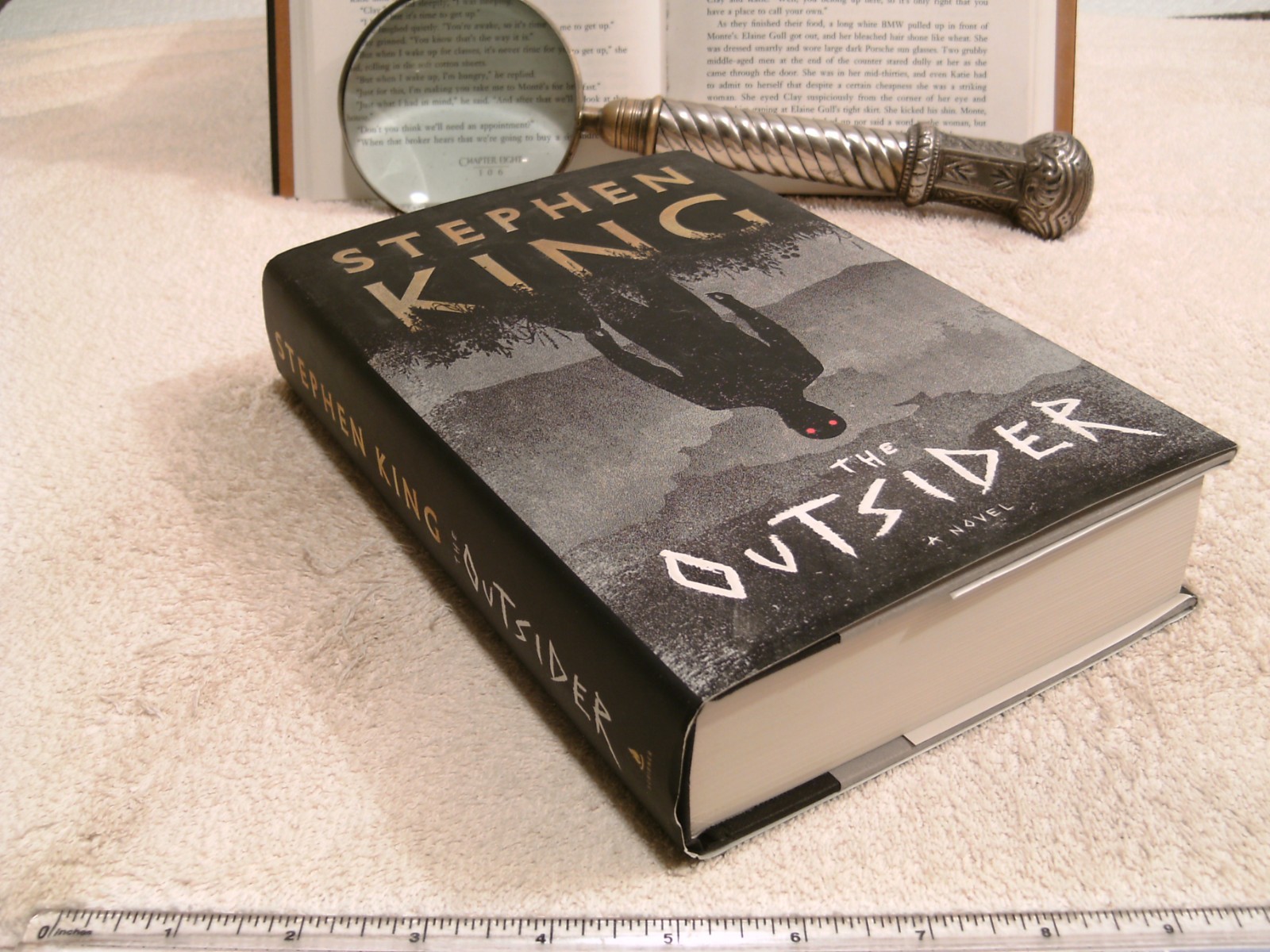Stephen King *THE OUTSIDER* Full Size HC/DJ Reprint Stephen King *THE OUTSIDER* Full Size HC/DJ Reprint