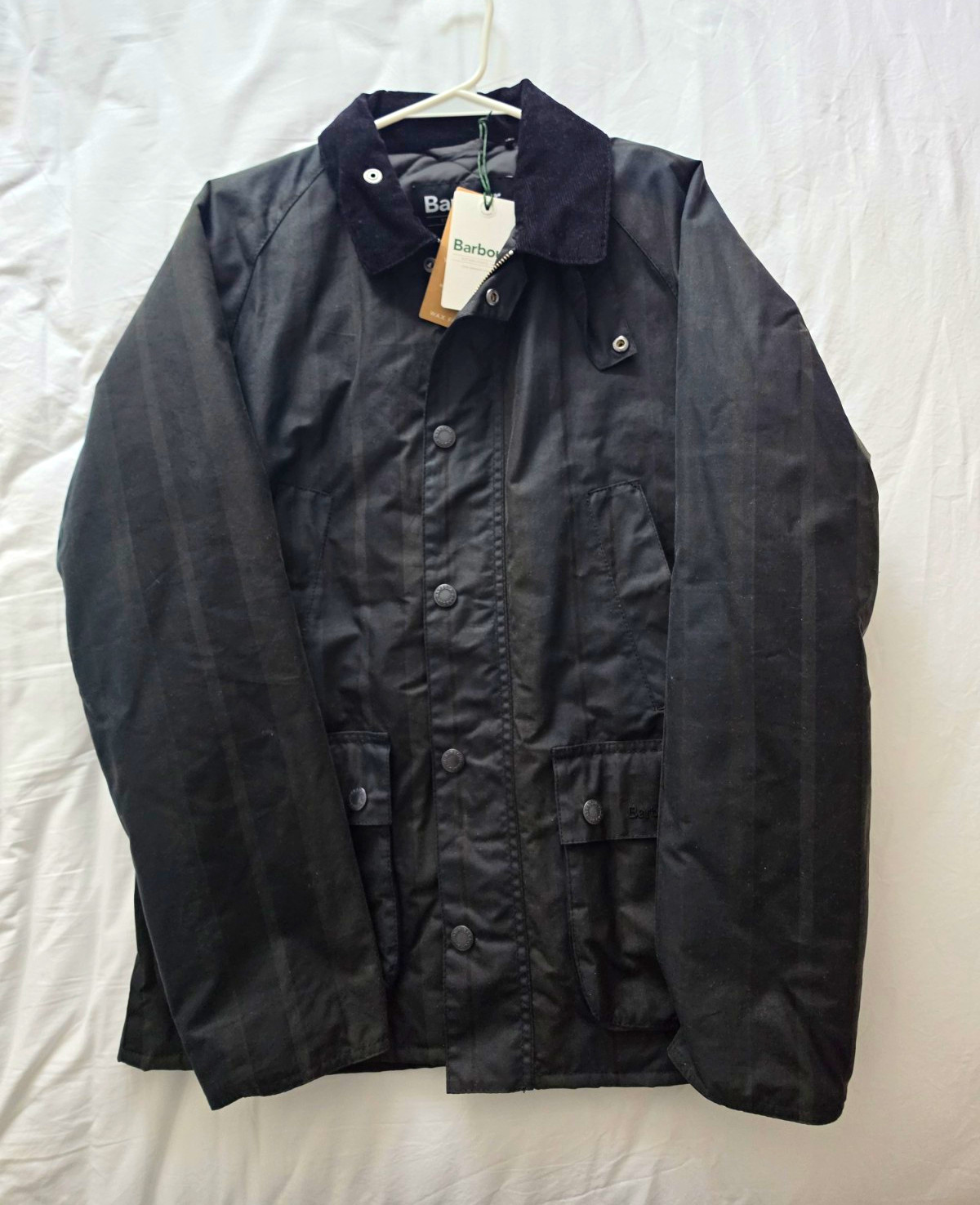 Barbour Men’s Bedale Waxed Tartan Medium (Quilted Liner) - New With Tags