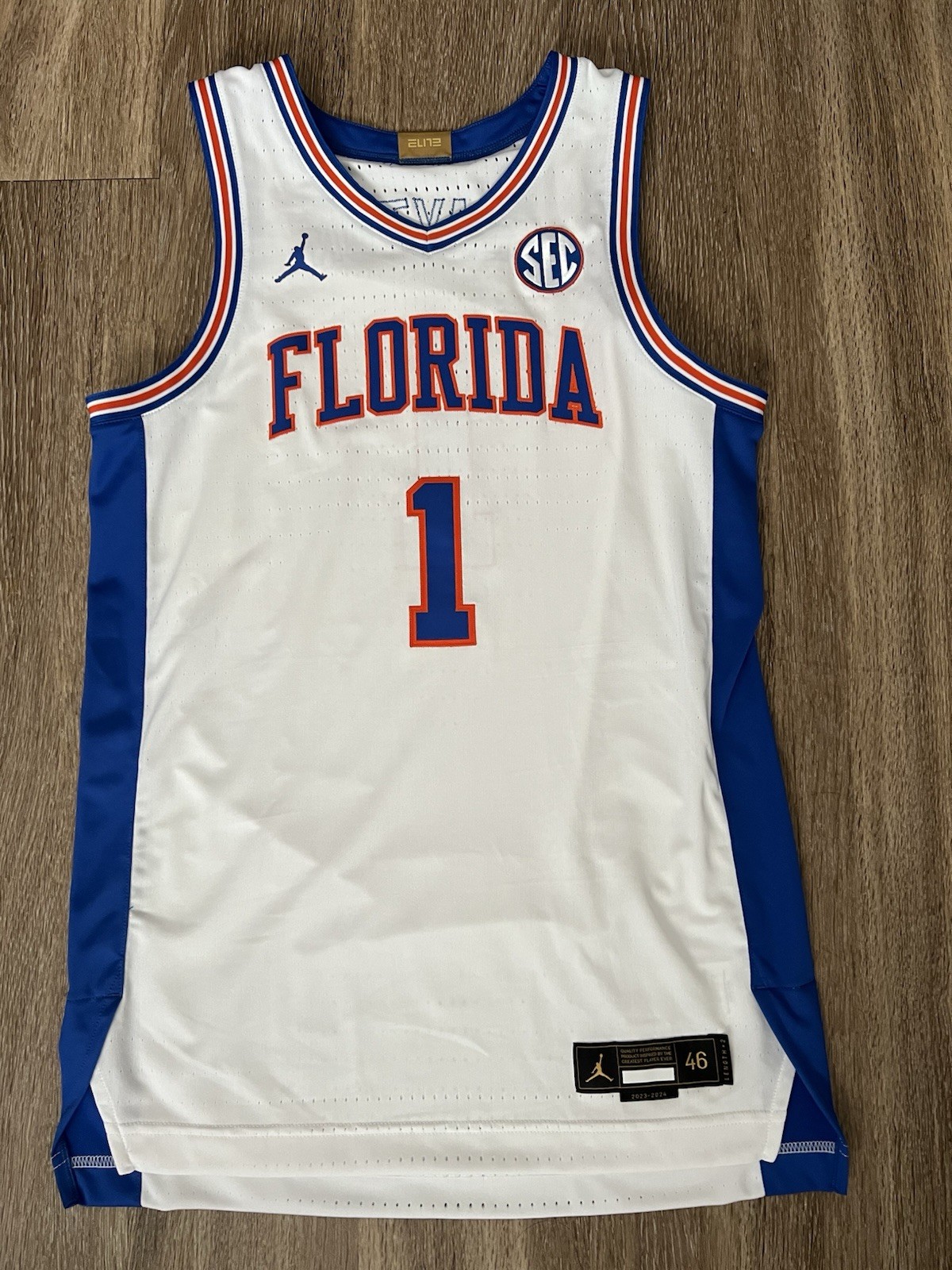2023-2024 Florida Gators Team Issued Retro Throwback Walter Clayton Jr Jersey