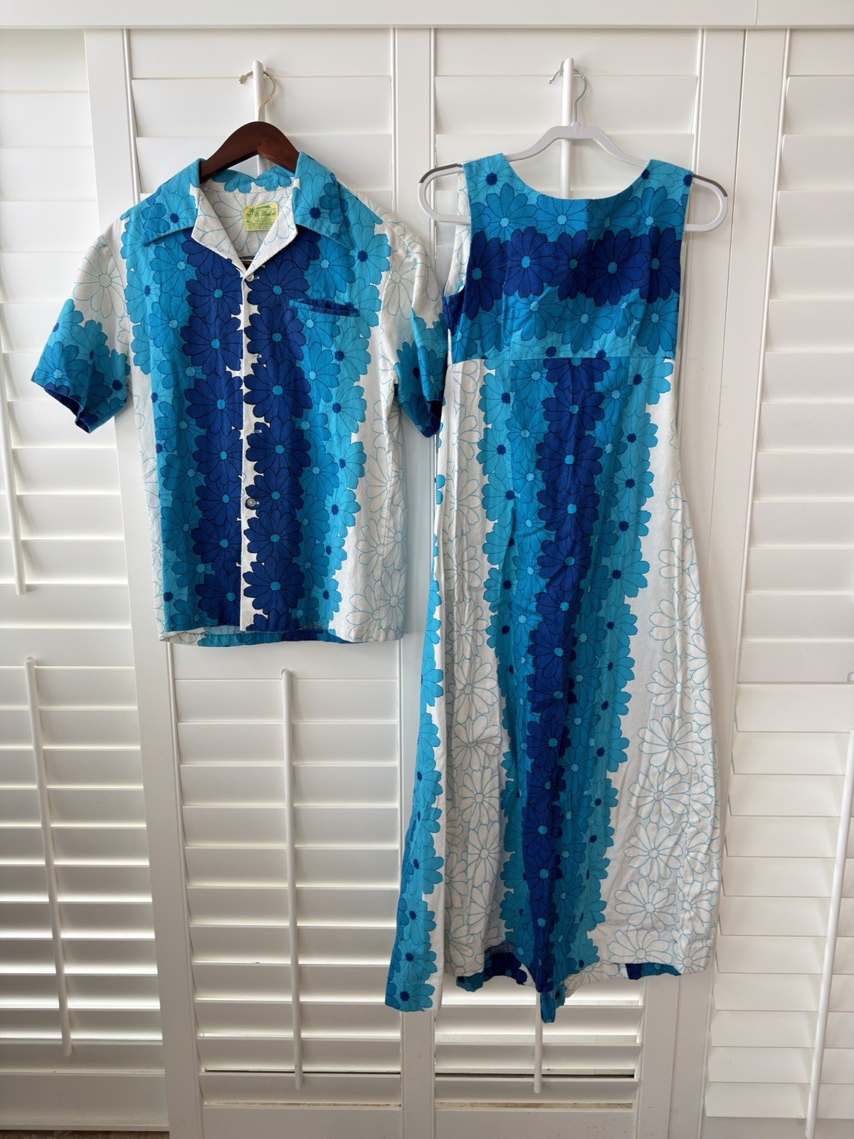 Ui-Maikai matching vintage Hawaiian shirt and maxi dress Ui-Maikai matching vintage Hawaiian shirt and maxi dress