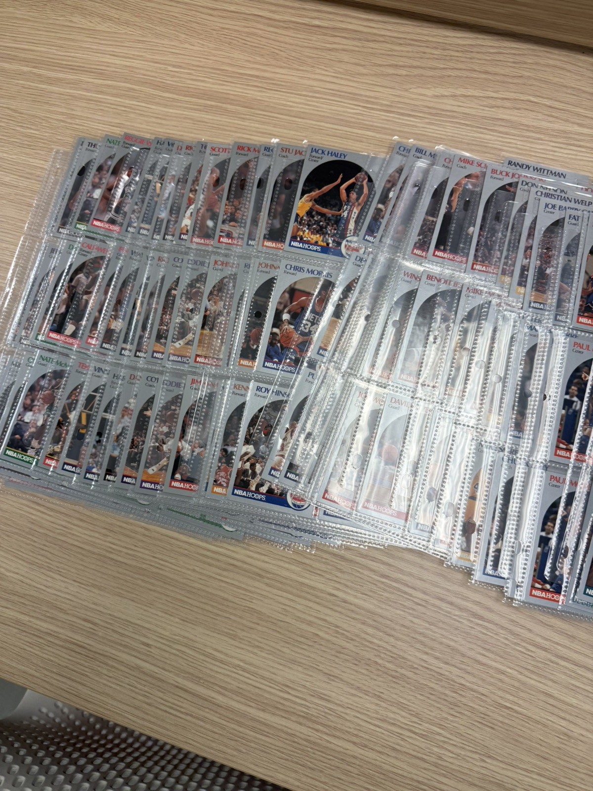 Vintage 1989-90 NBA Properties, NBA Hoops 160 Card Lot [Mj, Bird, Hakeem, etc]