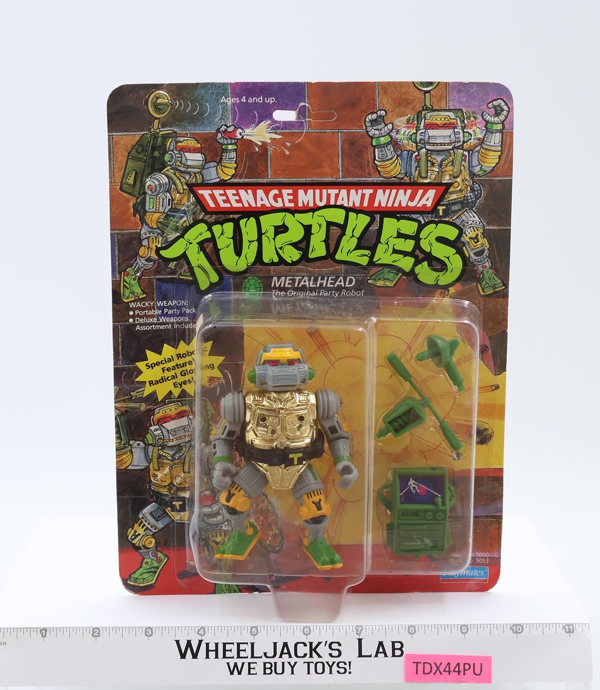 Metalhead Teenage Mutant Ninja Turtles TMNT 1989 Playmates UNPUNCHED NEW MOSC