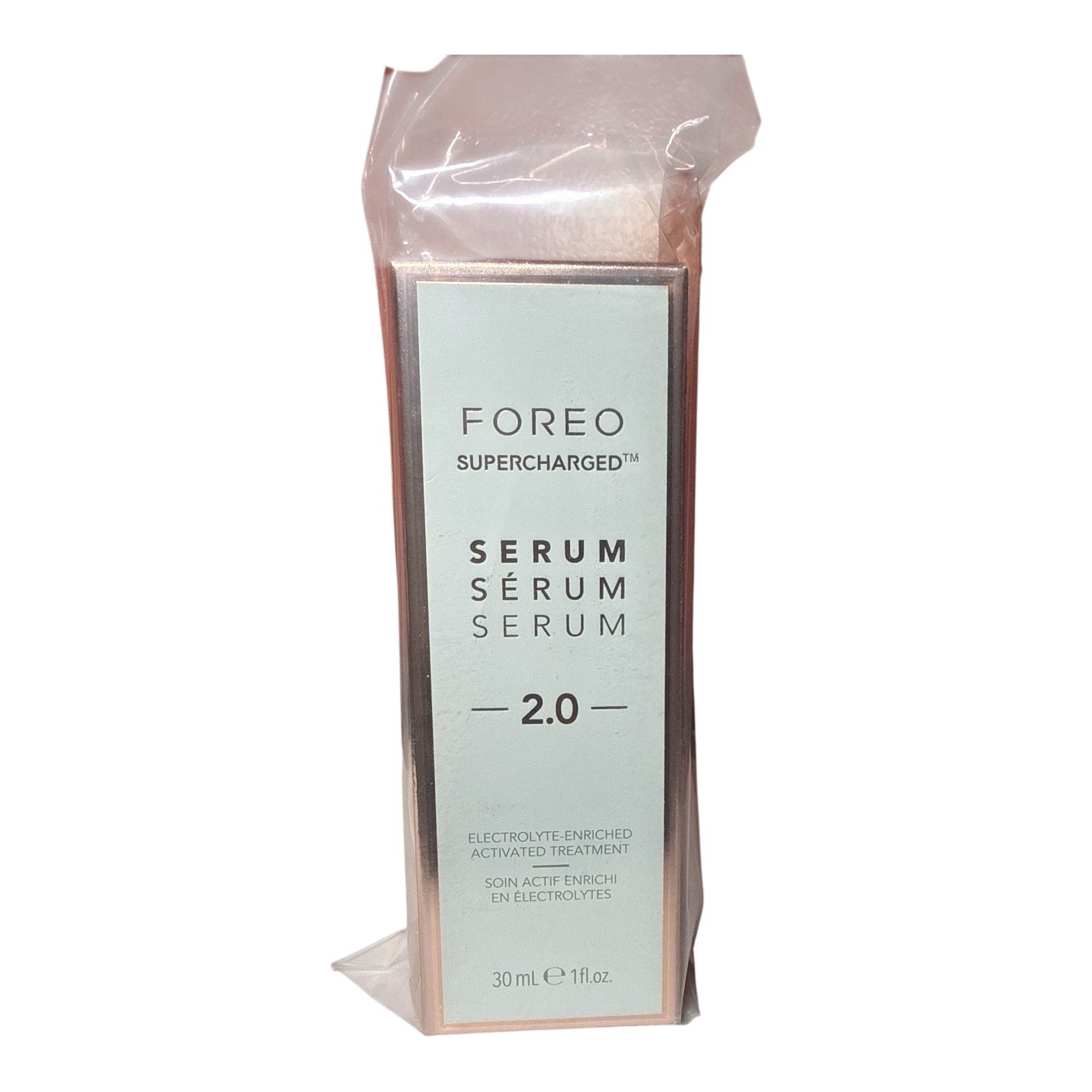 FOREO Supercharged Face Serum 2.0, 1 Fl Oz / 30 mL Full Size NIB EXP. 10/2027