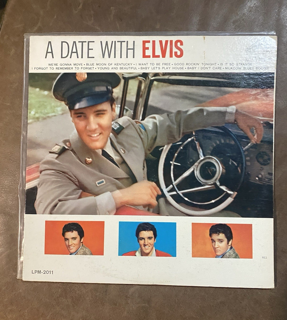 Elvis Presley A Date With Elvis RCA Victor LP 33RPM Mono LPM-2011