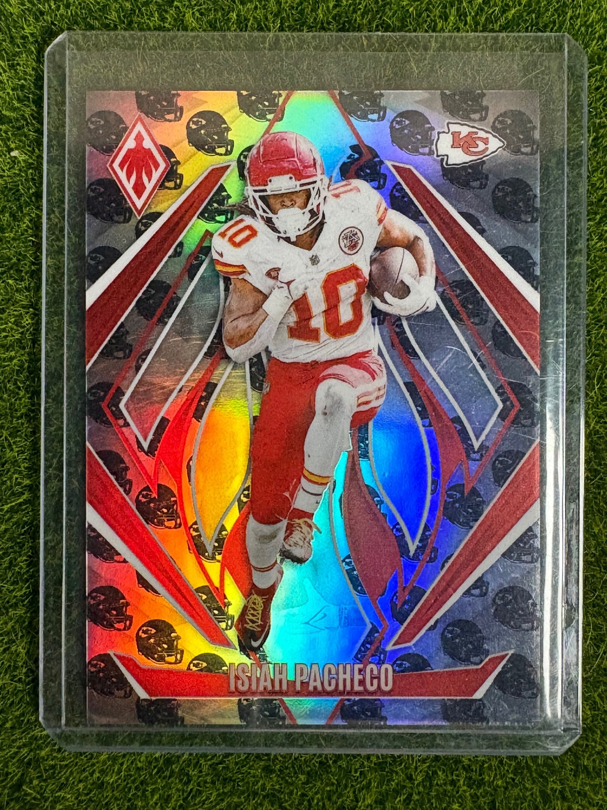 2024 Panini Phoenix #67 Isiah Pacheco Team Helmet #/399