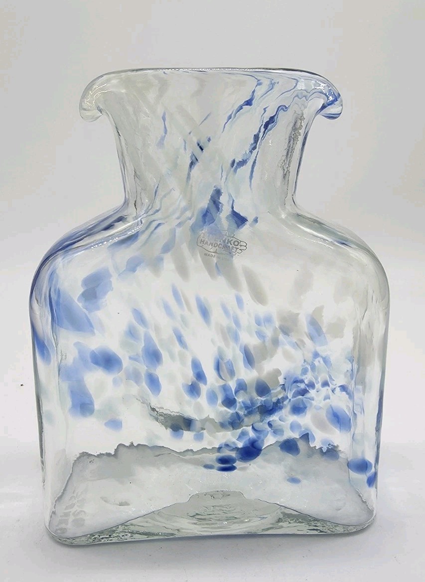 Blenko 1st Quality Museum Series The Great Wave Signed - 384 Water Bottle