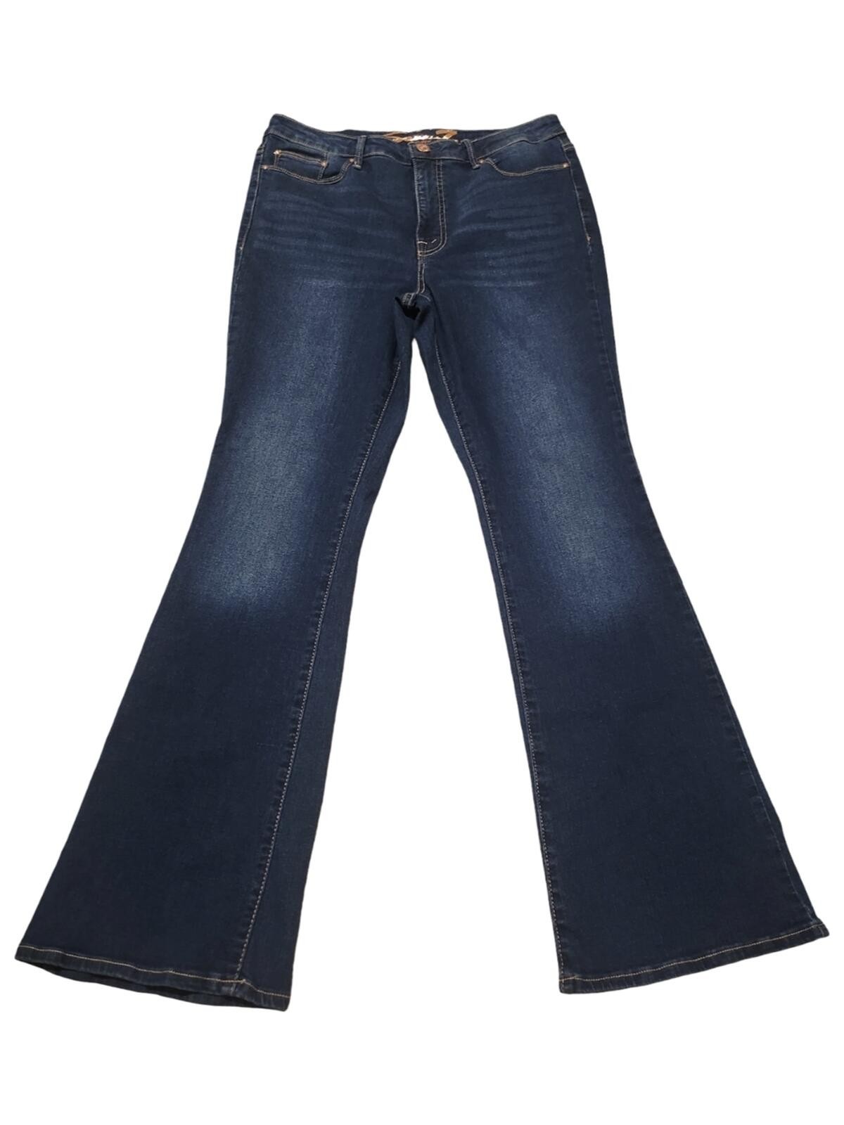 Seven7 Dark Blue Flare Jeans Seven7 Dark Blue Flare Jeans