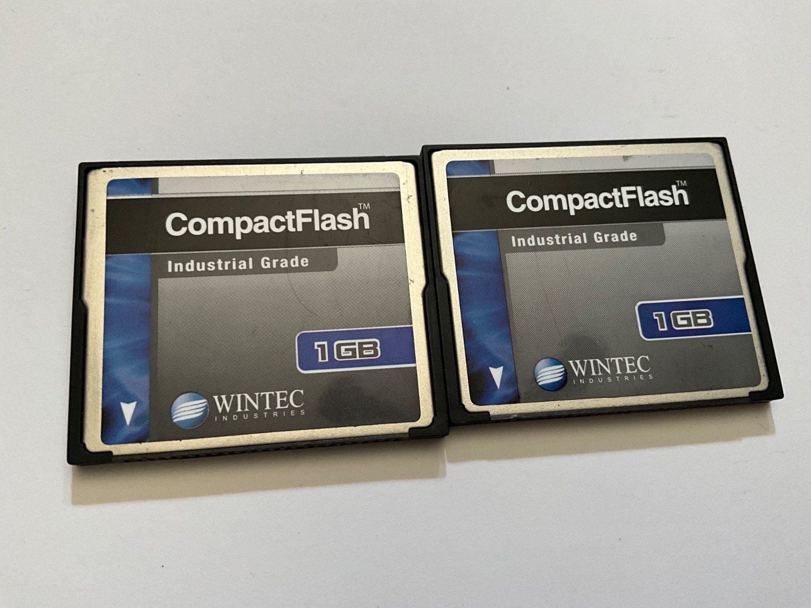 Lot of 2pcs 1gb WINTEC MADE USA CF I compactflash memory cards *For older CF cam