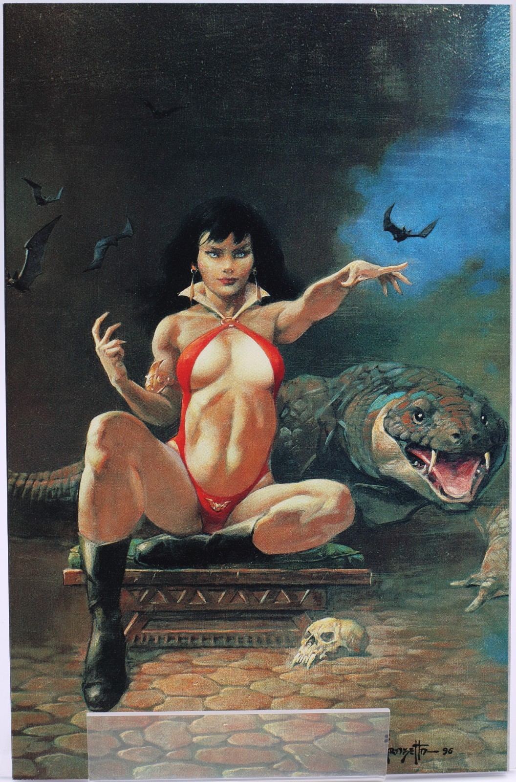 VAMPIRELLA: 25TH ANNIVERSARY SPECIAL - VIRGIN ED • [9.4] • 1996 • Frank Frazetta
