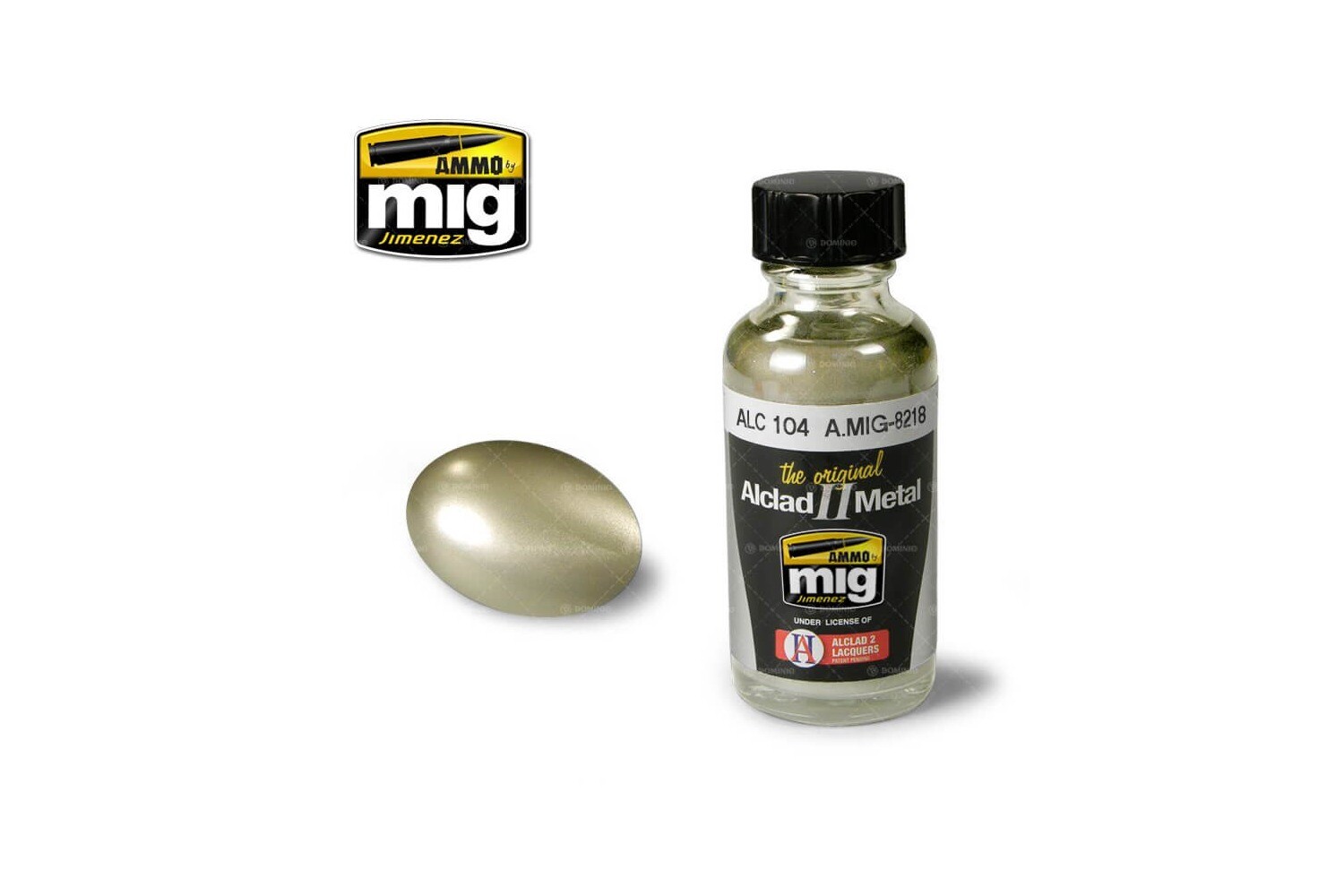 Ammo Mig Pale Burnt Metal Alclad Metallic Paint ALC104 30ml Ammo Mig Pale Burnt Metal Alclad Metallic Paint ALC104 30ml