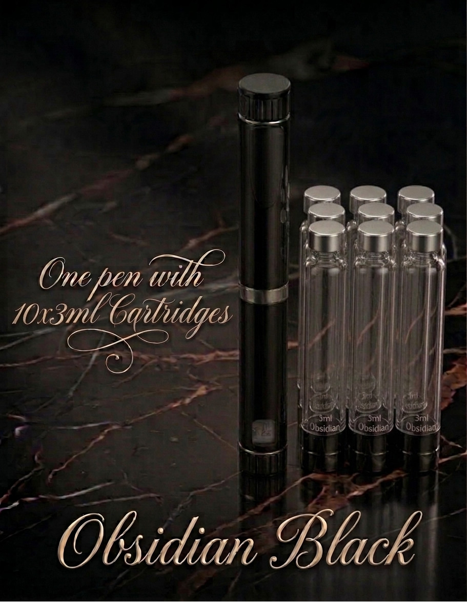 Reusable V3 Metal Injection, Reusable Peptide Injection Pen + 3ML x 10 cartridge