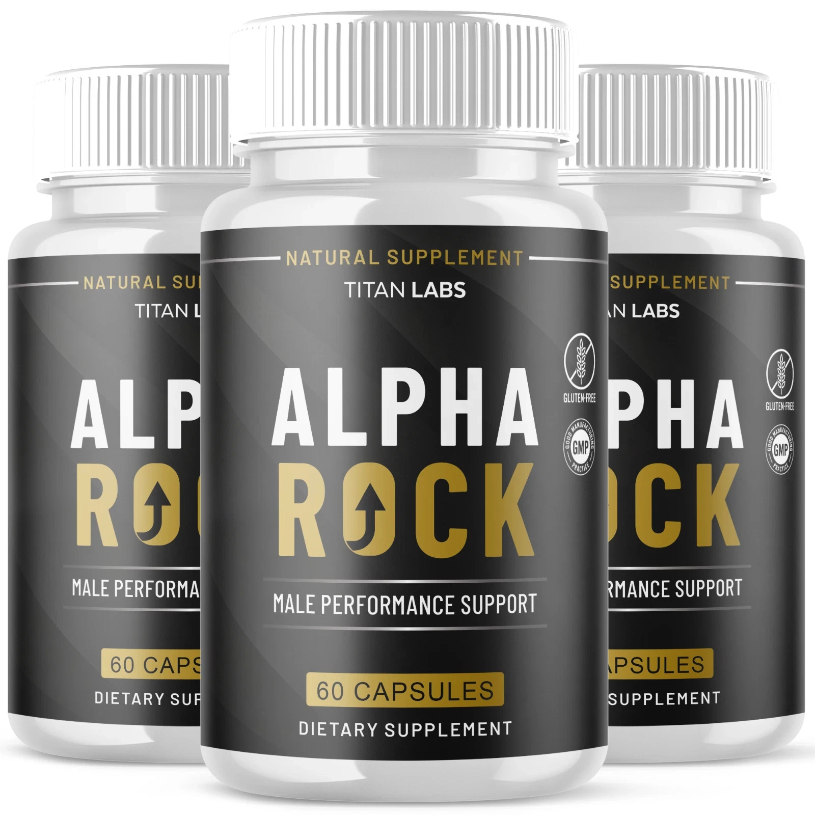 (3 Pack) Alpha Rock Advanced Male Healt Support VItamin AlphaRock 
