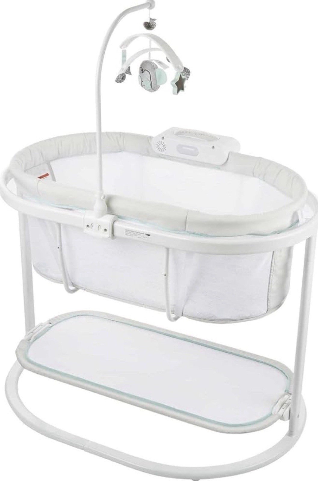 Fisher Price Sweet Snugamonkey Soothing Motions Bassinet With Lights And Sound