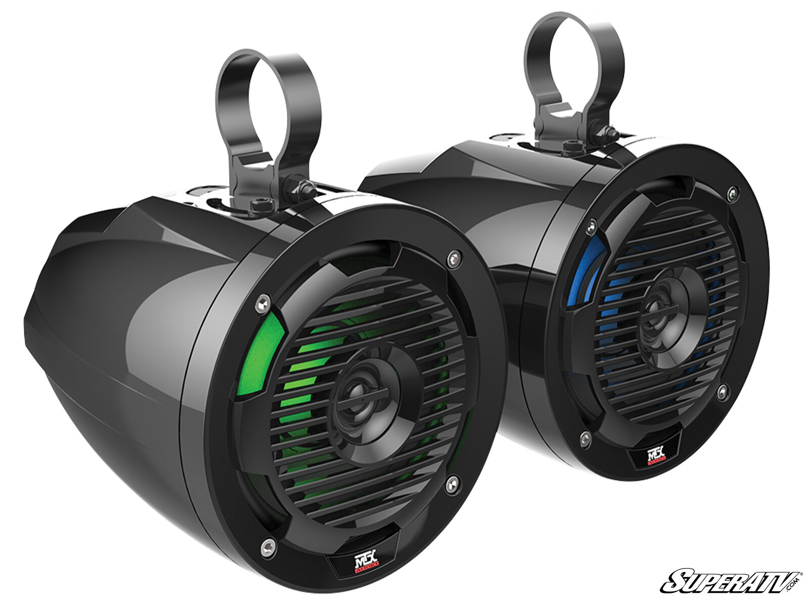SuperATV MTX MUD65PL Speakers With LED Lights for UTV